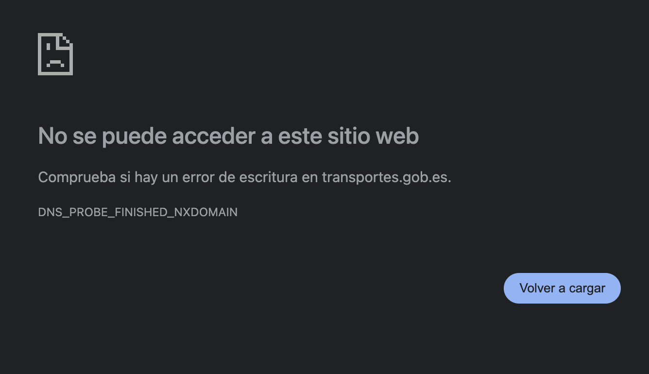 HTTP 403 response and Página web bloqueada page